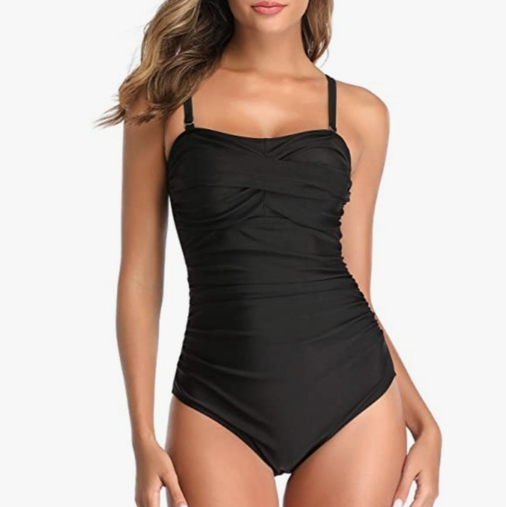 Womens Ruched Swimsuit